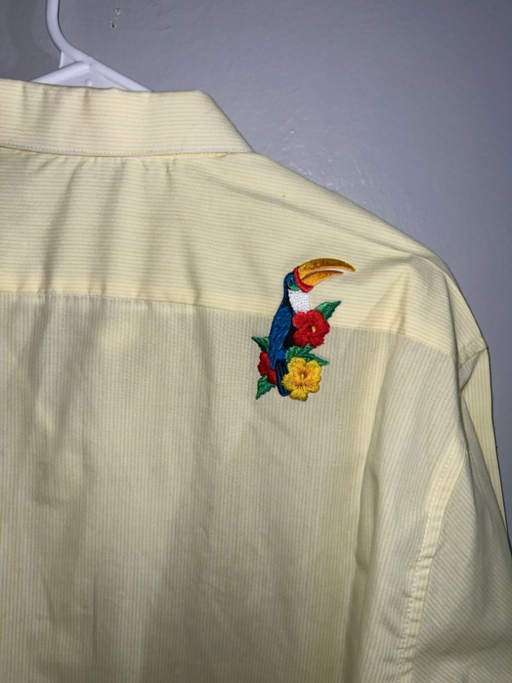 Las Olas by Oved International Yellow Striped Button-Up Shirt - Picture 10 of 10